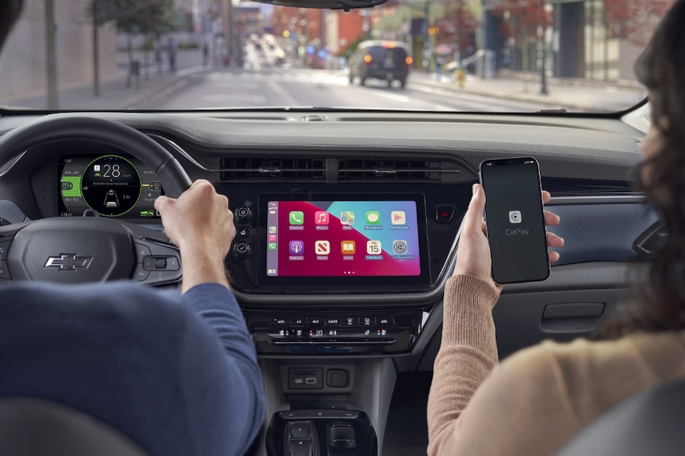 O Apple CarPlay integra seu iPhone e seu Chevrolet pela tecnologia MyLink.