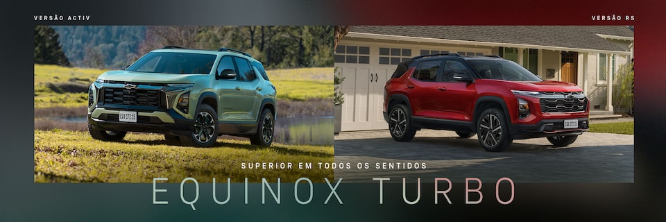 Imagens do exterior e interior do novo Equinox Turbo na versão Activ