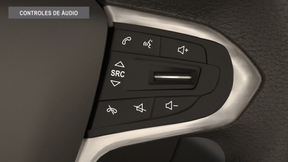 Tutorial Chevrolet como funciona o Controle de Áudio no volante